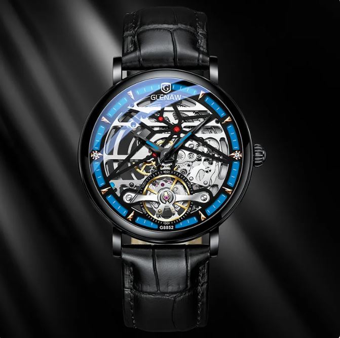 R&Z Glenn Automatic Skeleton Mechanical Watch