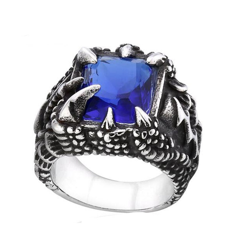 Dragon Claw Red Stone Ring
