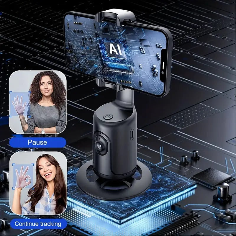 360° AI Face Tracking Phone Bracket Stabilizer