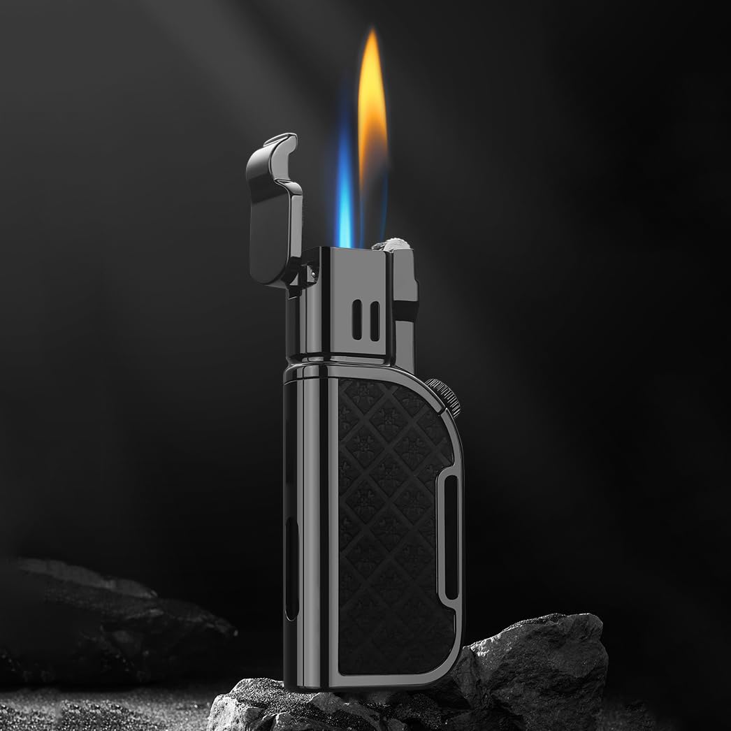 Dual Flame Refillable Torch Lighter