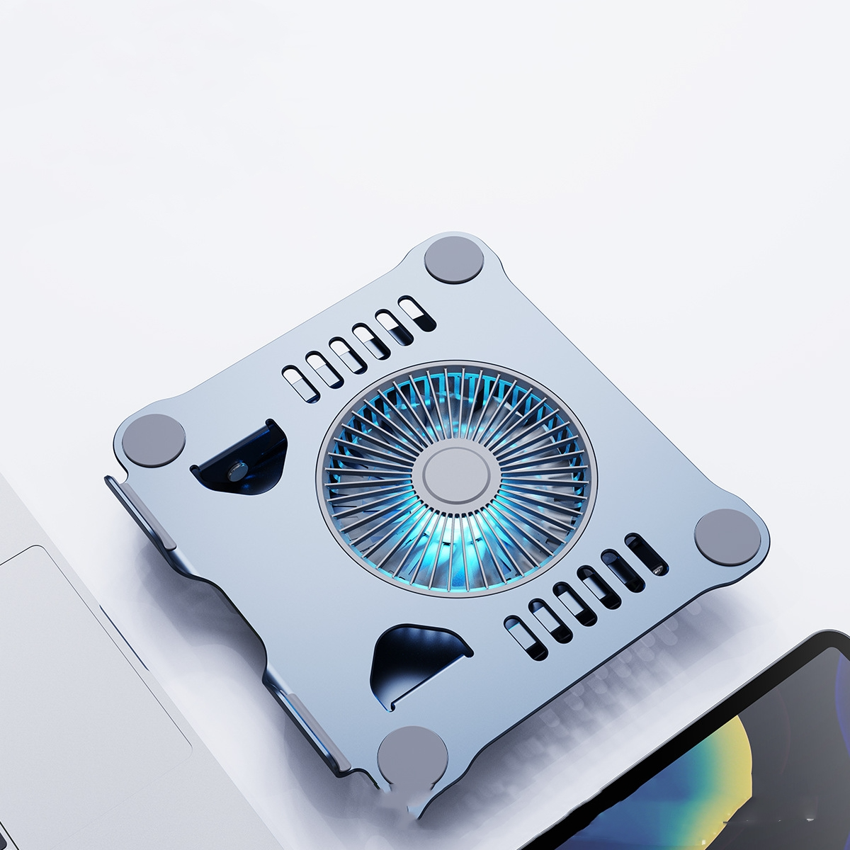 Adjustable Laptop Stand with Cooling Fan