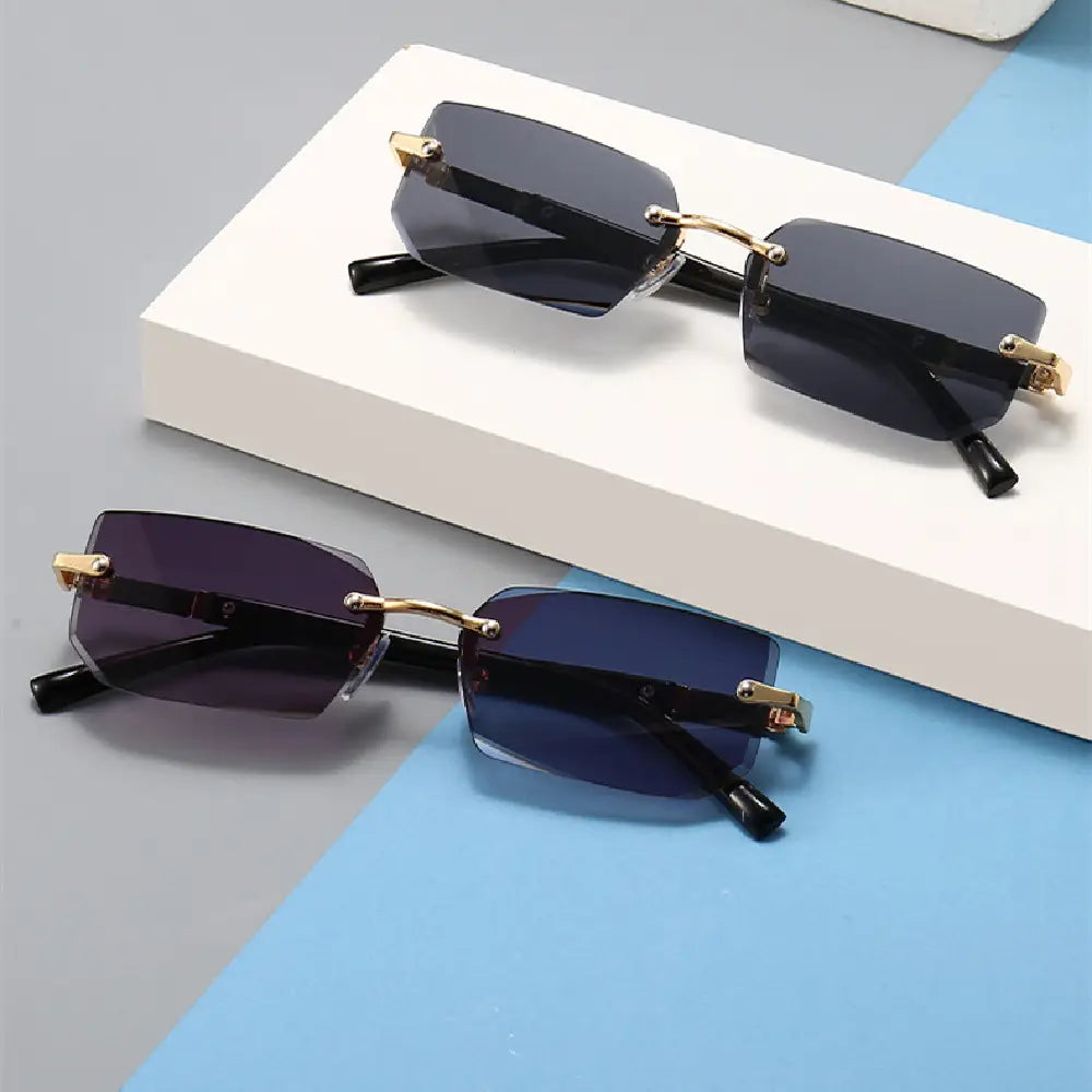 R&Z - Rimless Fashion Sunglasses for Women