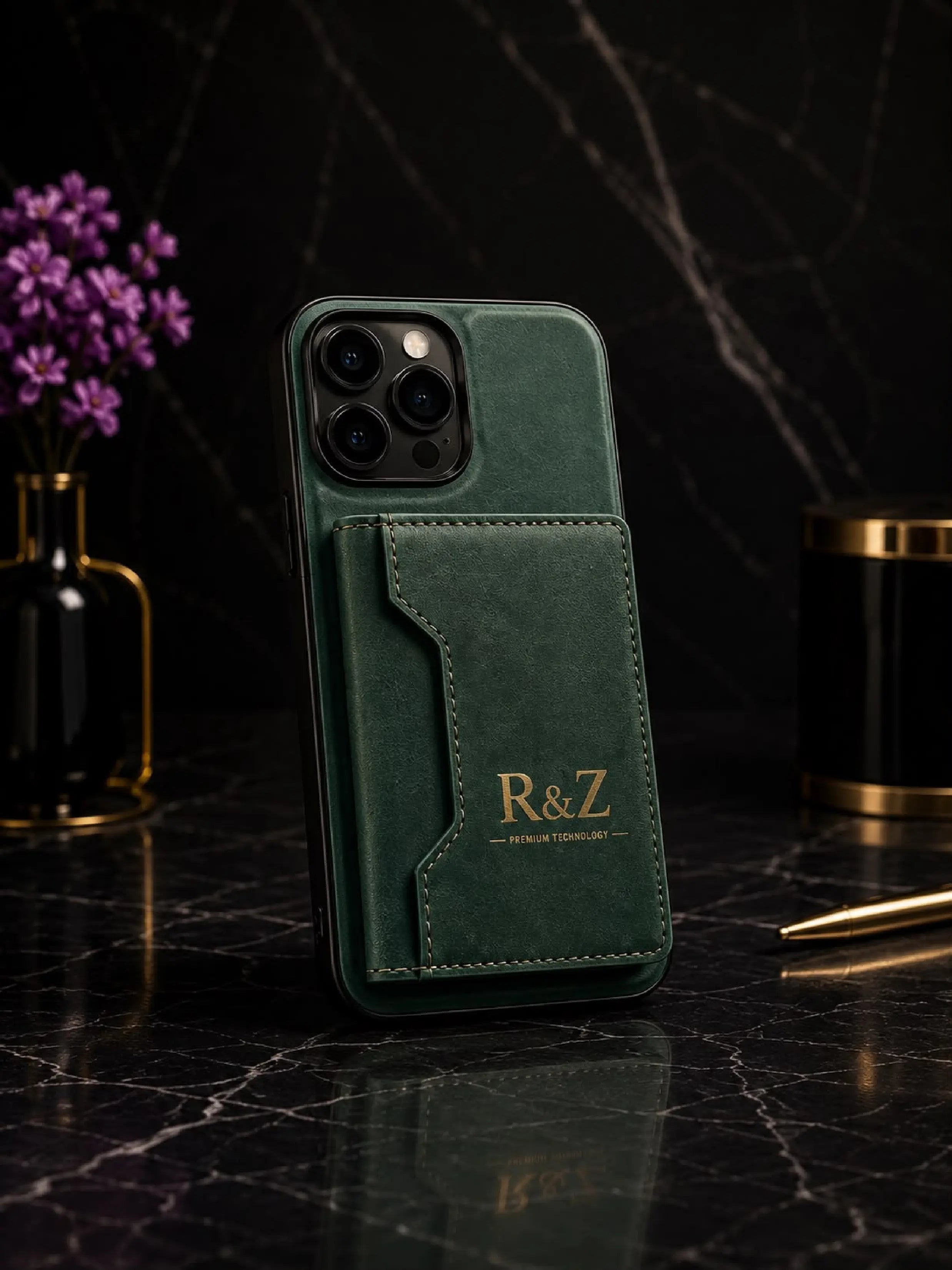 R&Z premium collection featuring electronics, accessories and clothing in a luxury showroom