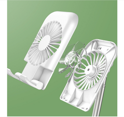 USB Mini Fan &amp; Adjustable Phone Stand
