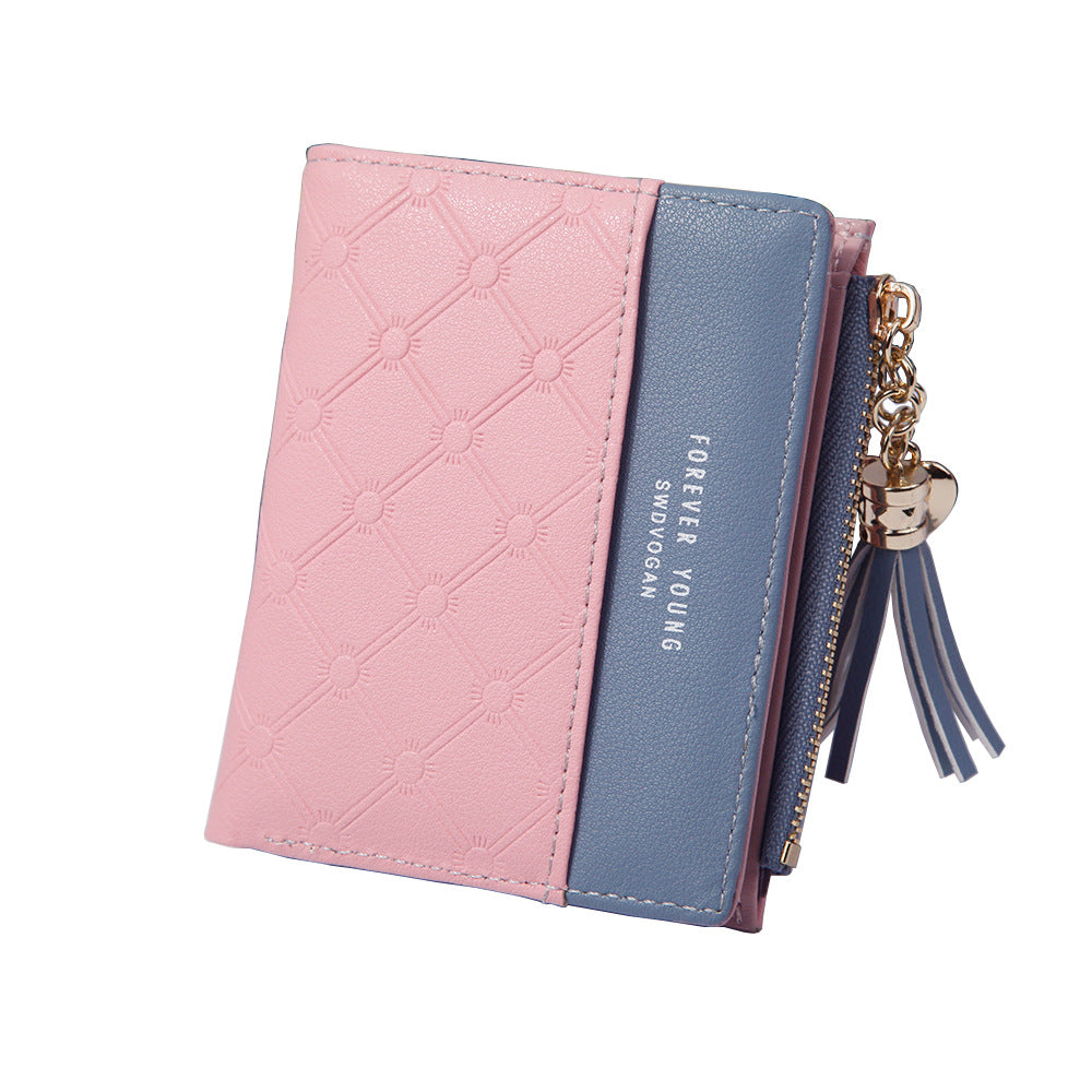 Fashionable Japanese & Korean Small Buckle Wallet for Women
