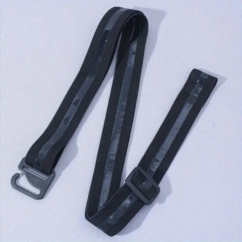 R&z - Nylon Shirt Stays with Anti-Slip Elastic Grip and Adjustable Buckle