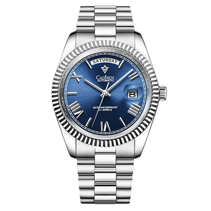 R&amp;Z Cadisen Automatic Men’s Luxury Watch – Silver