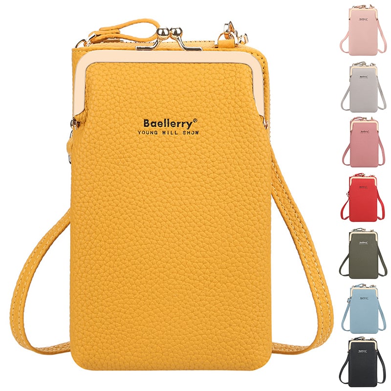 Fashionable Women's Messenger Bag with Lock Wallet