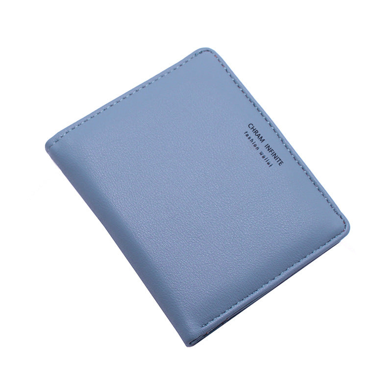 Korean Letters Slim Lightweight Wallet