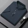 R&Z -Men's Short Sleeve Solid Color Polo Shirt