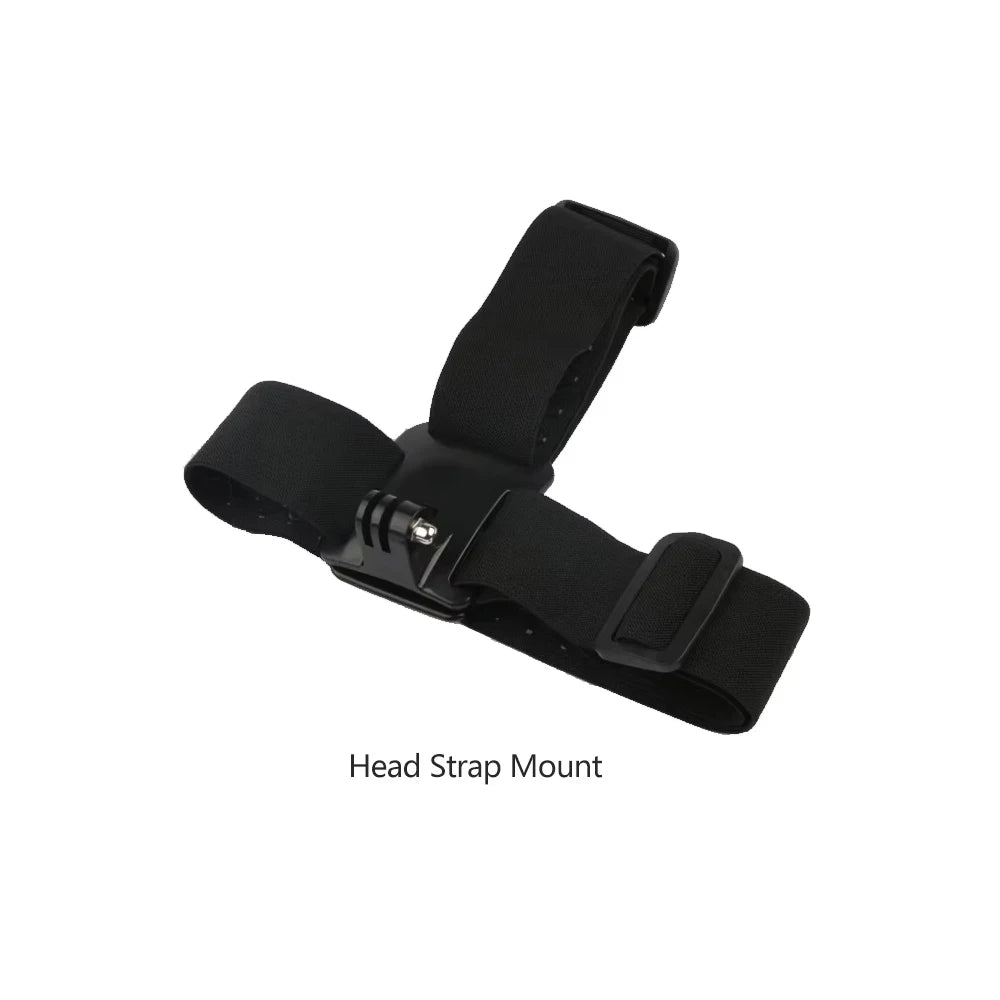 R&z - Kit Head Strap Chest Strap Mount Adjustable Holder for GoPro Phone DJI Osmo SJCAM AKASO insta360