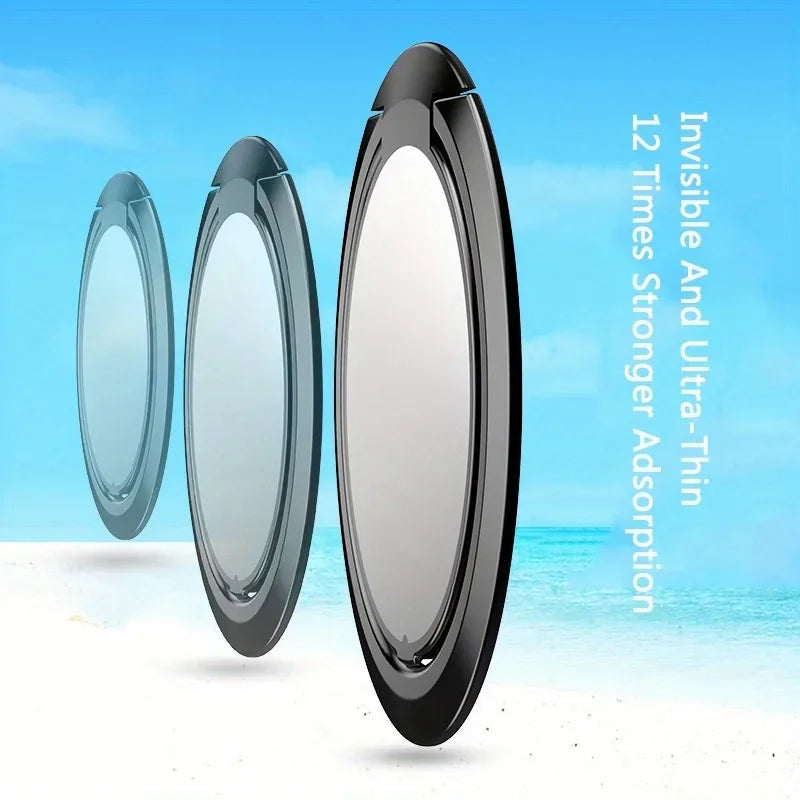 R&z - Luxury Metal Mobile Phone Holder Foldable Car Bracket  Cellphone