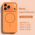 Magnetic Original Liquid Silicone Case For iPhone 12 13 14 15 16 17 Pro Max For Magsafe Cases For iPhone 17 Air Phone Back Cover
