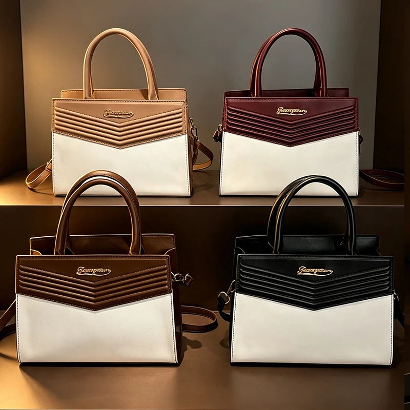 New Woman shoulder bag Large capacity Handbag for Women Crossbody bag Lychee pattern Portable bucket bag ladies messenger bags