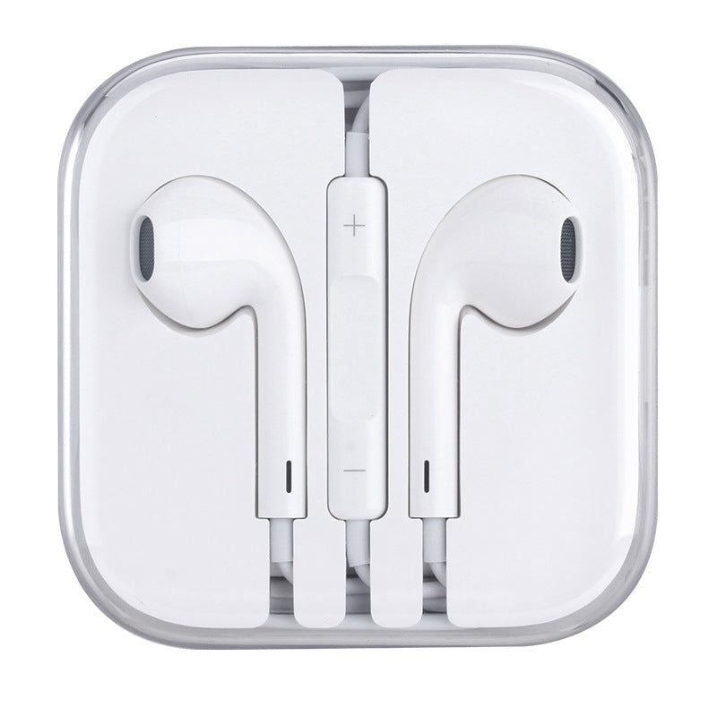 R&Z -  Wired Earphones with Round Hole for Mobile Devices