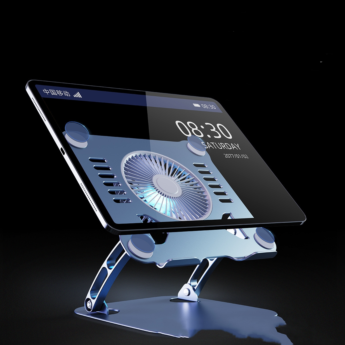 Adjustable Laptop Stand with Cooling Fan