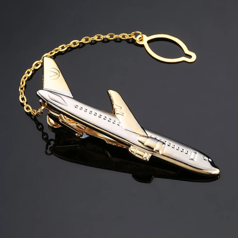 R&z - tie clips aircraft ships machine guns model clips business suits shirts accessories
