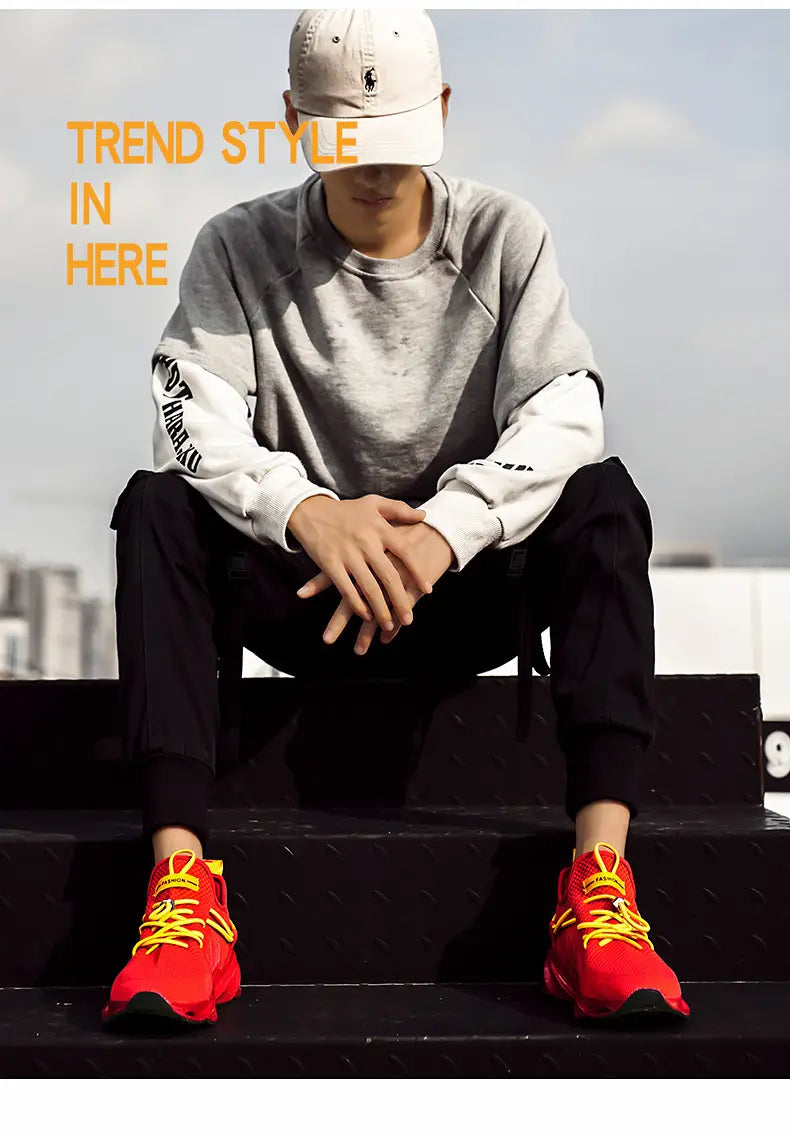 R&z - Blade Mesh Sneakers - Athletic Footwear