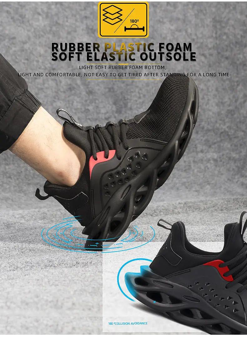 R&z - Breathable Safety Shoes - Protective Work Footwear