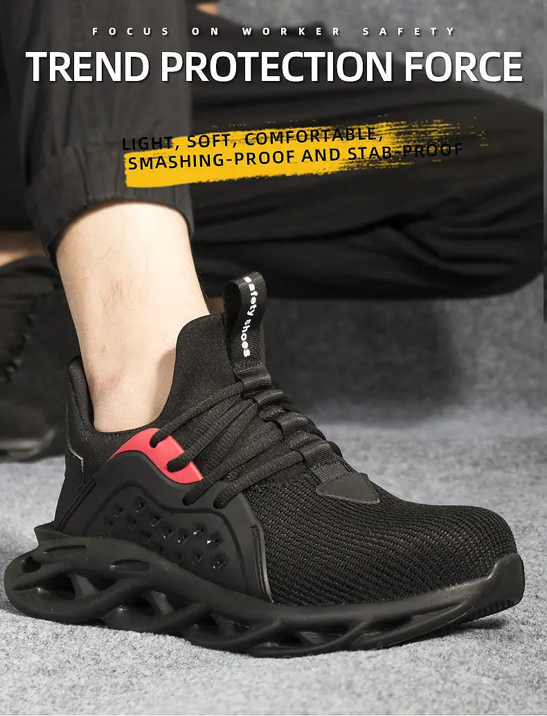R&z - Breathable Safety Shoes - Protective Work Footwear