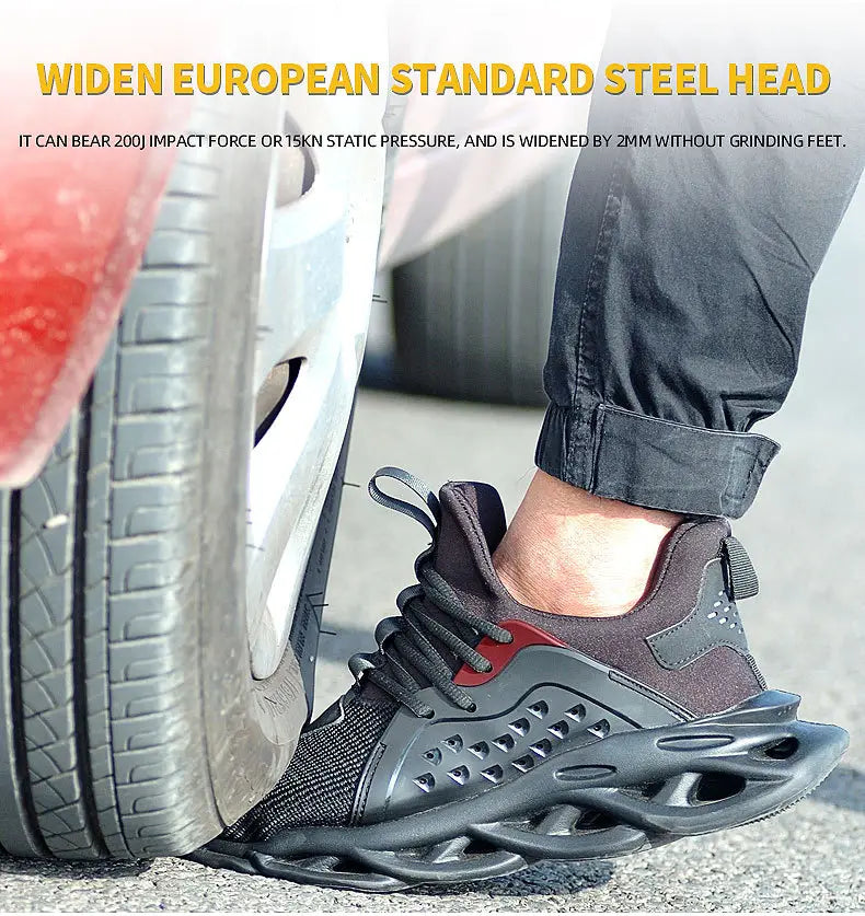 R&z - Breathable Safety Shoes - Protective Work Footwear