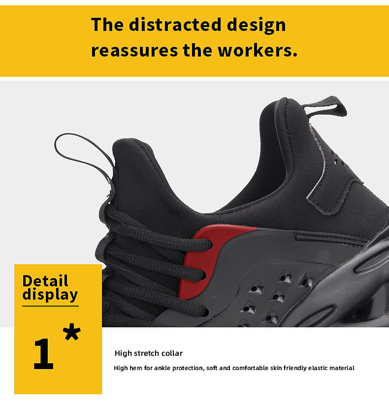 R&z - Breathable Safety Shoes - Protective Work Footwear