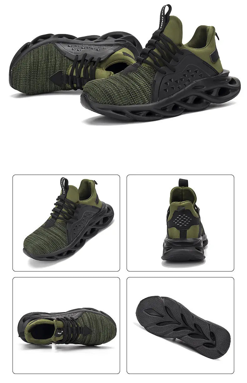 R&z - Breathable Safety Shoes - Protective Work Footwear