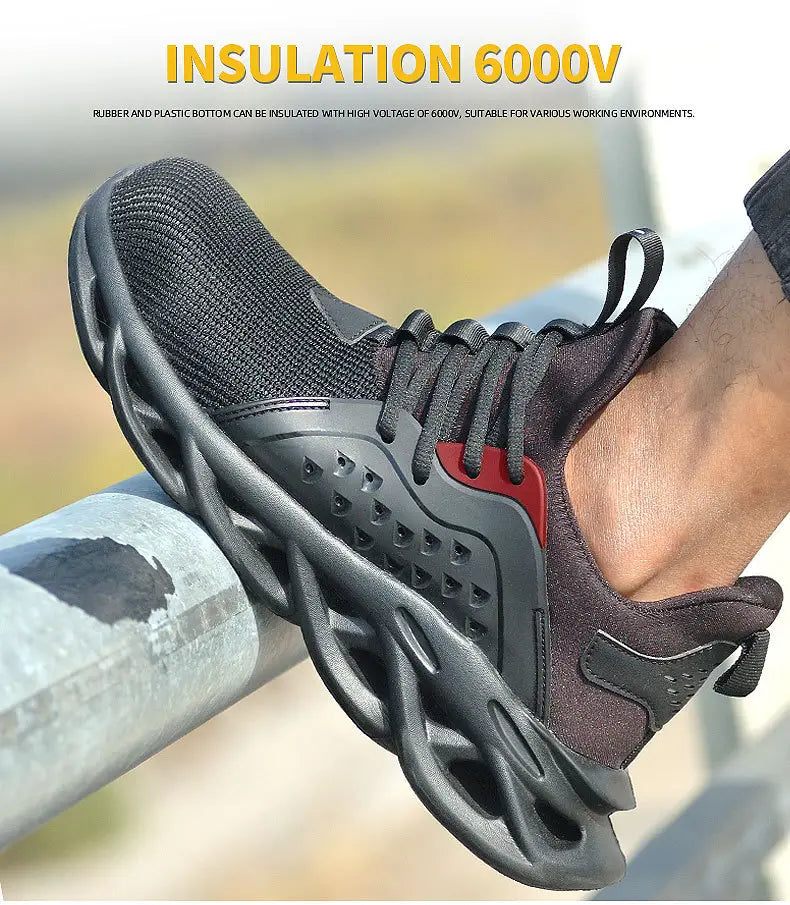 R&z - Breathable Safety Shoes - Protective Work Footwear