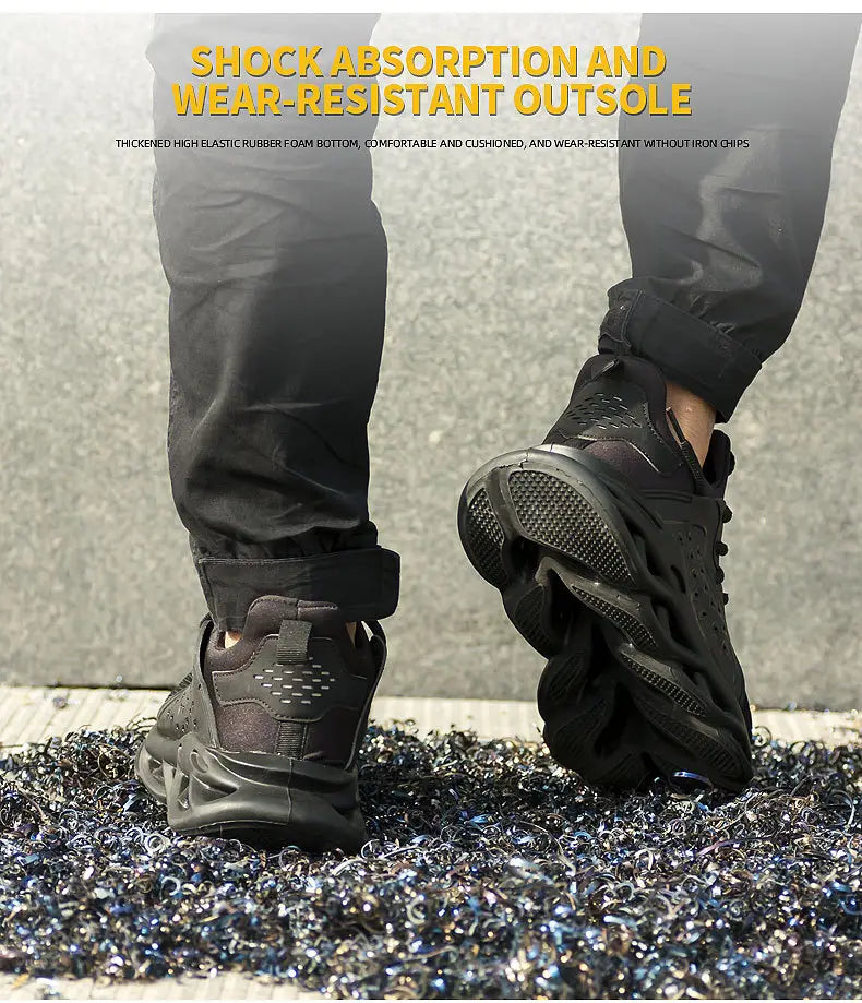 R&z - Breathable Safety Shoes - Protective Work Footwear