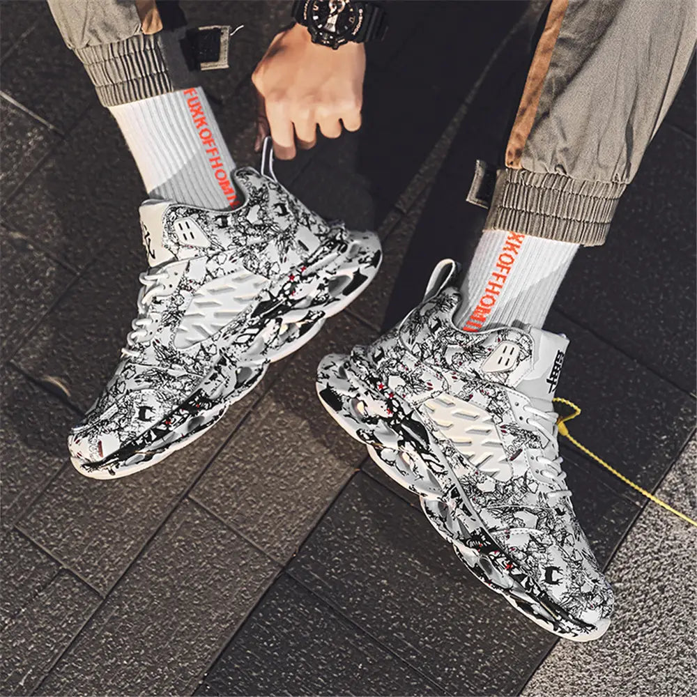 R&z - Basketball Shoes for Men - Casual Sports Footwear