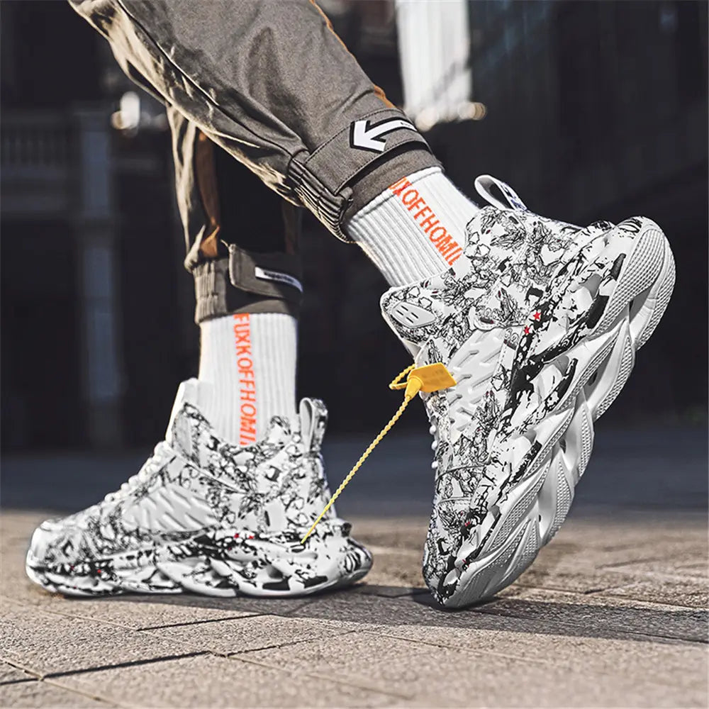R&z - Basketball Shoes for Men - Casual Sports Footwear