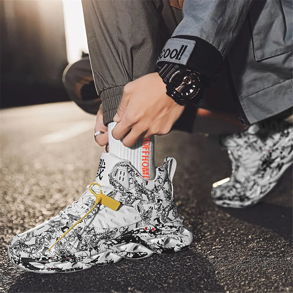 R&z - Basketball Shoes for Men - Casual Sports Footwear