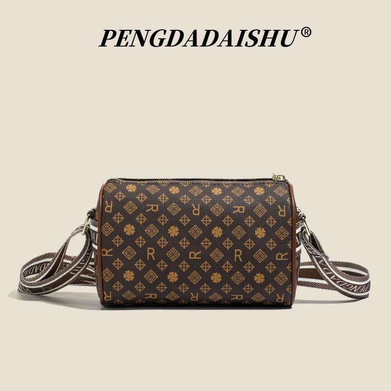 Women's Alphabet Print Shoulder Bag