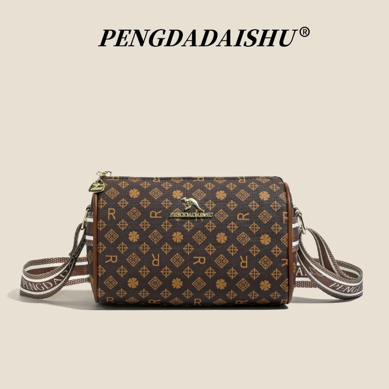 Women's Alphabet Print Shoulder Bag