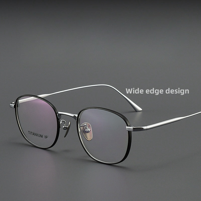 R&z - Round Pure Titanium Mens Glasses Frame