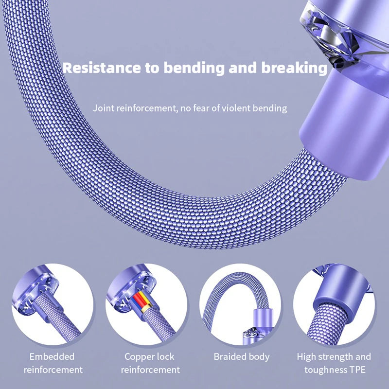 R&z -  Type C to Type C Fast Charging Cord USB C Quick Charge Phone Cables For Samsung Xiaomi Huawei Realme