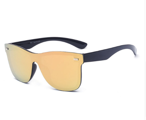 R&z - Sunglasses with Integrated Reflective Mirror"
