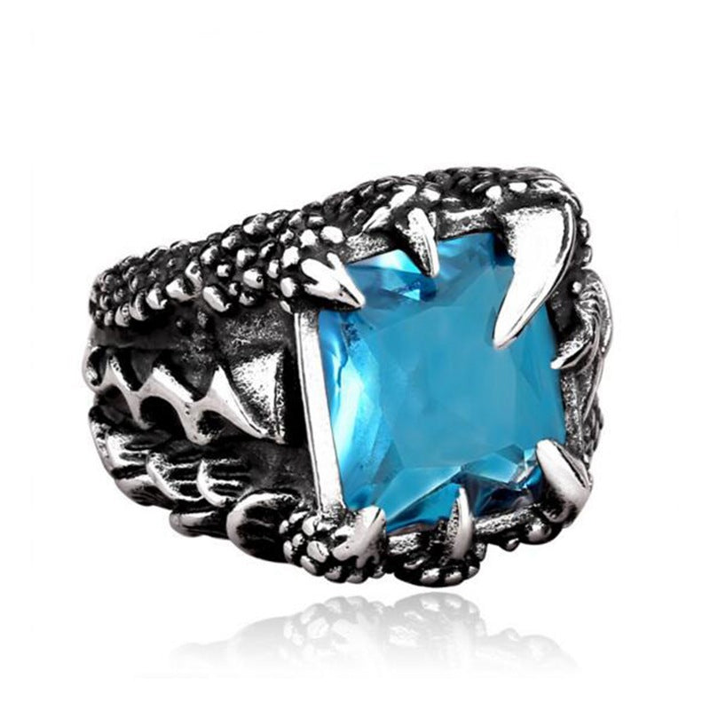 Dragon Claw Red Stone Ring