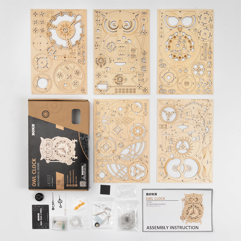 R&Z - Mechanical Clock Model for Home Decor