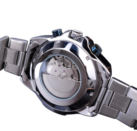 R&Z - Men's Automatic Mechanical Watch with Steel Band