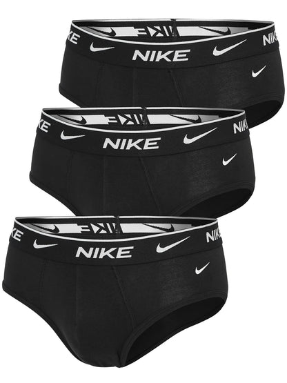 Everyday Cotton Stretch Briefs 3 Pack (Black(KE11065-001)/W Large)
