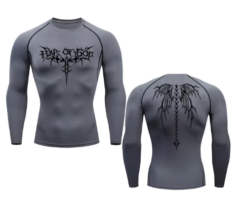 R&z - Anime Print Gym Sport Quick Dry Gym TShirts