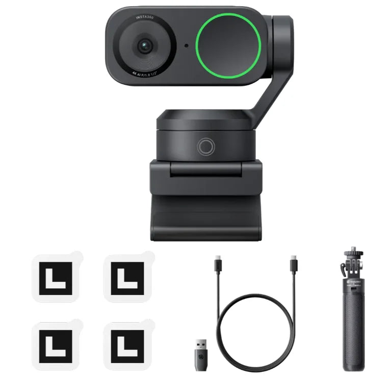 Webcam For Insta360 Link 2C Link2 Link Webcam 4K Webcam AI Tracking Noise-Canceling Gesture Control 4K30fps