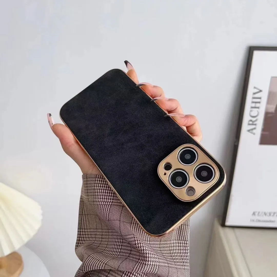 Leather-Textured iPhone Case | 11–16