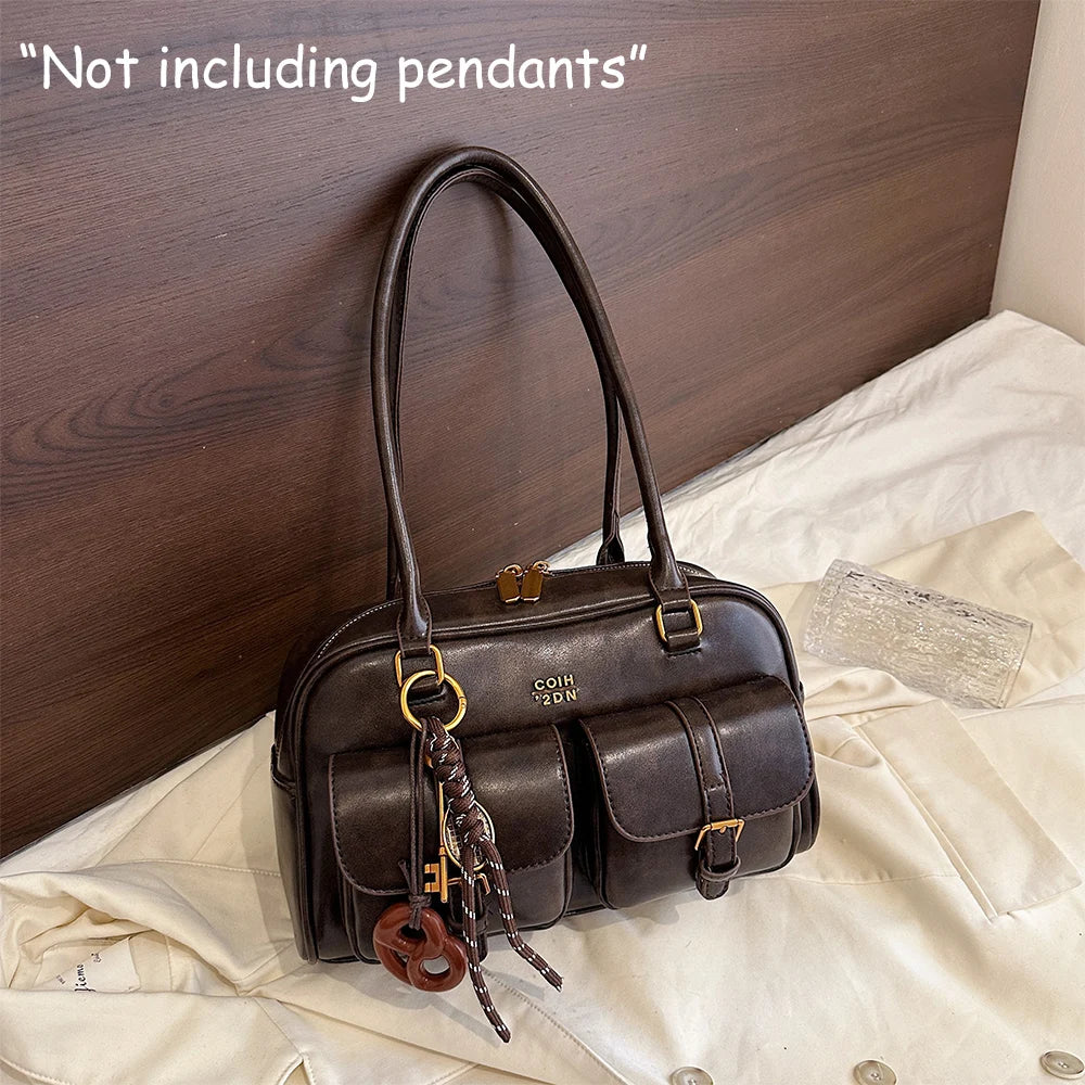 Women’s PU Leather Shoulder Bag Large Capacity