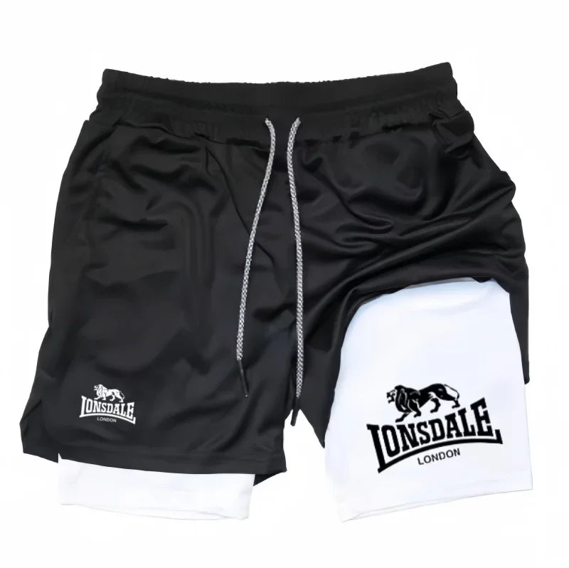 R&z - Shorts with Phone Pocket Towel Loop Summer Sport Athletic Activewear