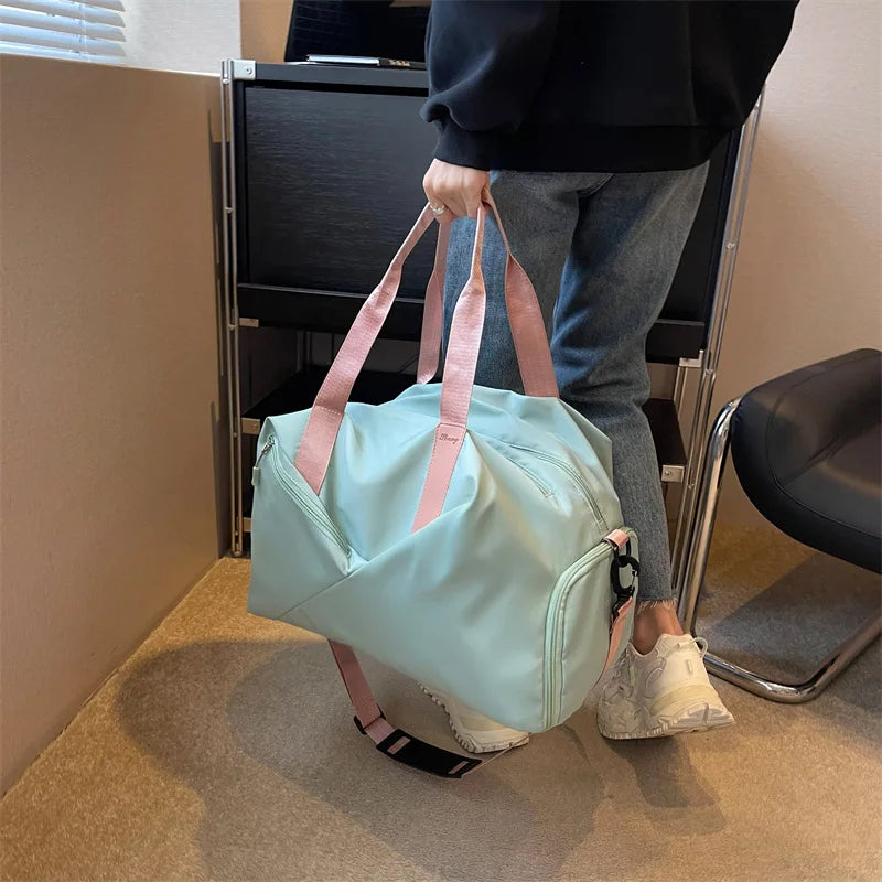 Fitness Bag Female Multi-functional Dry-wet Separation Movement Water-proof Travel Bag Yoga Bag Large-capacity Travel Bag Man