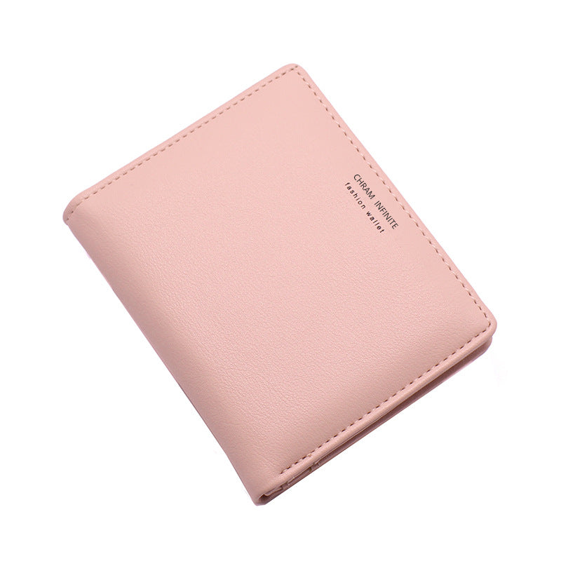 Korean Letters Slim Lightweight Wallet