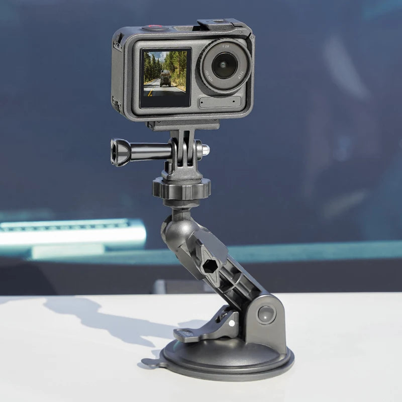 R&z - Car Phone Suction Cup Holder for Insta 360 X5 X4 ACE PRO 2 SJCAM DJI OSMO Action 5 Pro