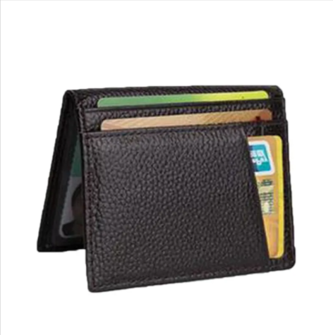 Slim Leather Credit Card Wallet